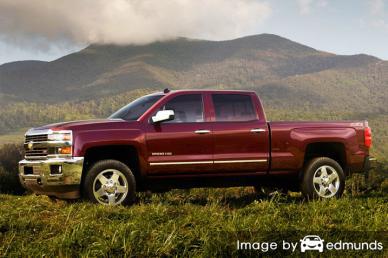 Insurance rates Chevy Silverado 2500HD in Colorado Springs