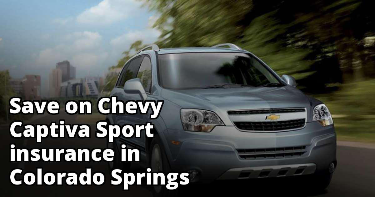 Chevy Captiva Sport Insurance Quotes in Colorado Springs, CO