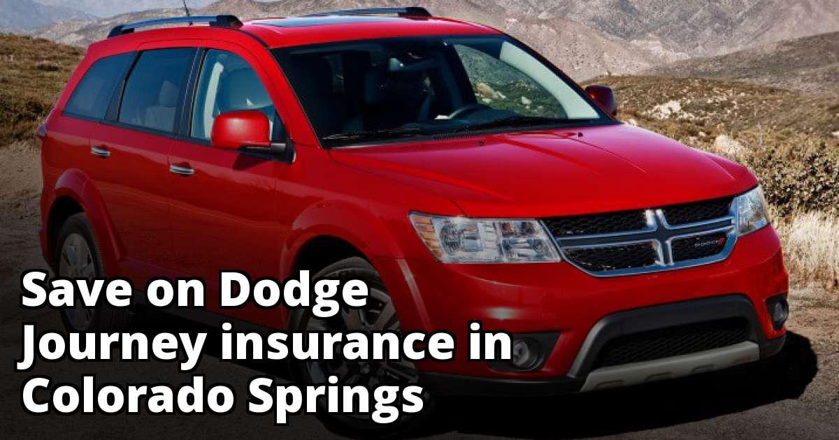 Cheap Insurance Rates for a Dodge Journey in Colorado Springs Colorado