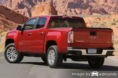 Insurance rates GMC Canyon in Colorado Springs