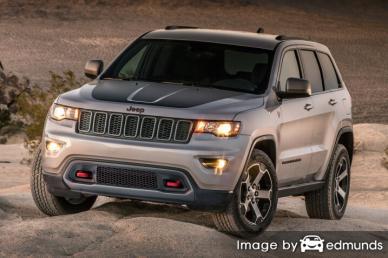 Insurance rates Jeep Grand Cherokee in Colorado Springs