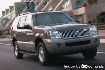 Insurance rates Mercury Mountaineer in Colorado Springs