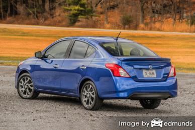 Insurance rates Nissan Versa in Colorado Springs