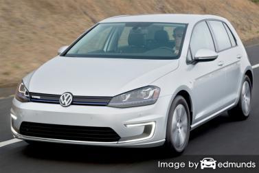 Insurance rates Volkswagen e-Golf in Colorado Springs